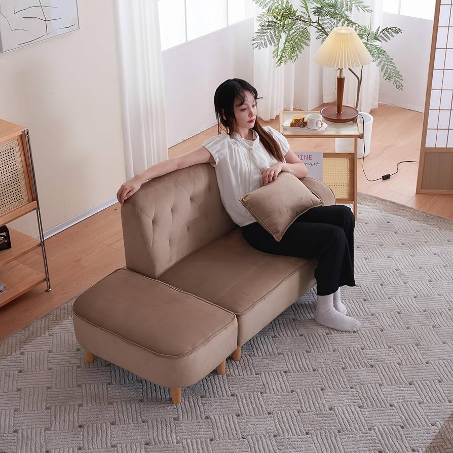 Amazon｜オーエスジェイ(OSJ) ソファー 2人掛け カウチソファ
